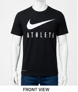 Nike Dri-FIT Black Athletic T-Shirt – Original Export Stock | Premium Quality | Size L - Image 3